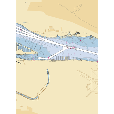 Tyee Yacht Club (Portland, OR) NOAA Chart  Gaming Mouse Pad