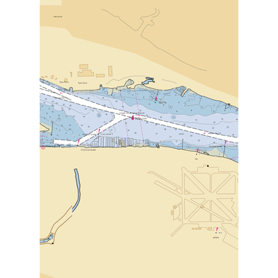 Rodgers Marine Electronics (Portland, OR) NOAA Chart  Gaming Mouse Pad