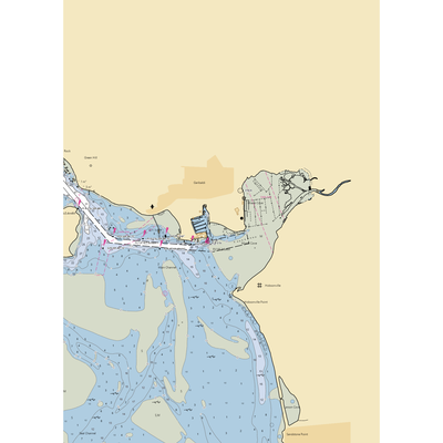 Port Of Garibaldi (Garibaldi, OR) NOAA Chart  Gaming Mouse Pad