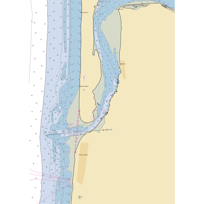 Jetty Fishery Marina (Rockaway Beach, OR) NOAA Chart  Gaming Mouse Pad