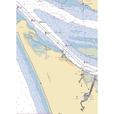 Hammond Marina (Hammond, OR) NOAA Chart  Gaming Mouse Pad