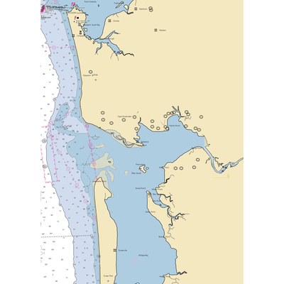 Tokeland Marina (Tokeland, WA) NOAA Chart  Gaming Mouse Pad