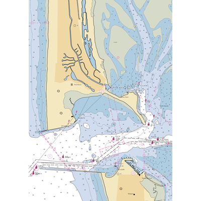 Quinault Marina & RV Resort (Ocean Shores, WA) NOAA Chart  Gaming Mouse Pad