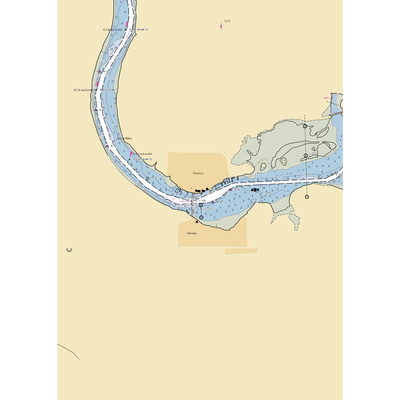 Port of Suislaw (Westlake, OR) NOAA Chart  Gaming Mouse Pad