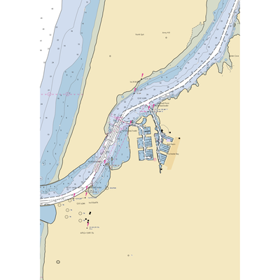 Salmon Harbor Marina (Gardiner, OR) NOAA Chart  Gaming Mouse Pad