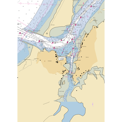 Charleston Marina Complex (Allegany, OR) NOAA Chart  Gaming Mouse Pad