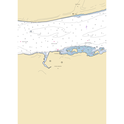 McNary Yacht Club (Stanfield, OR) NOAA Chart  Gaming Mouse Pad