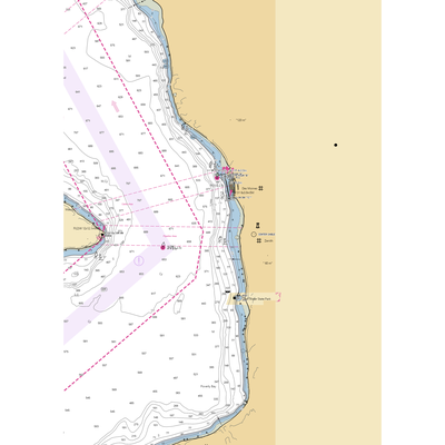 Three Tree Point Yacht Club (Tacoma, WA) NOAA Chart  Gaming Mouse Pad