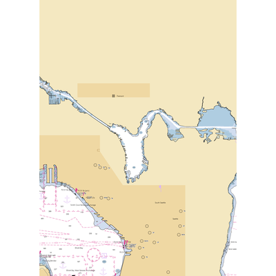 Dunato's Marine Services (Medina, WA) NOAA Chart  Gaming Mouse Pad