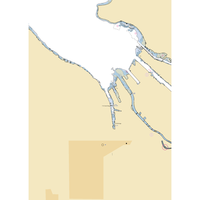 Foss Waterway Seaport (Tacoma, WA) NOAA Chart  Gaming Mouse Pad