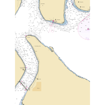 Fircrest Yacht Club (Tacoma, WA) NOAA Chart  Gaming Mouse Pad