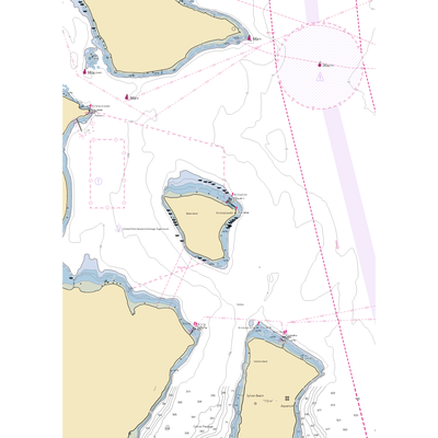 Blake Island (Southworth, WA) NOAA Chart  Gaming Mouse Pad