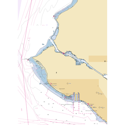 Lockhaven Marina (Bainbridge Island, WA) NOAA Chart  Gaming Mouse Pad