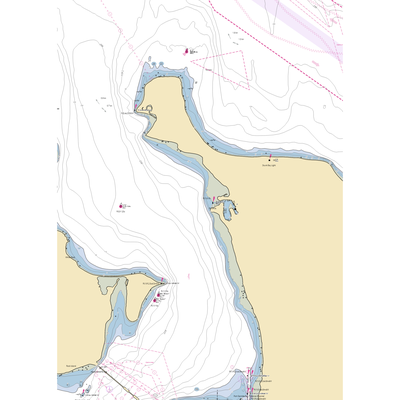 Twin Spits Marina (Hansville, WA) NOAA Chart  Gaming Mouse Pad