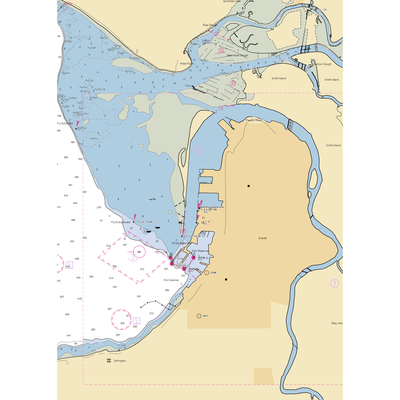 Port of Everett Marina (Everett, WA) NOAA Chart  Gaming Mouse Pad