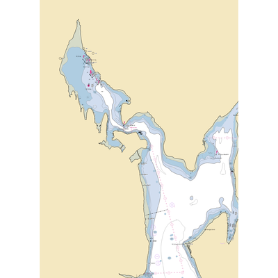 Port of Keyport (Keyport, WA) NOAA Chart  Gaming Mouse Pad