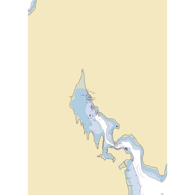 Port of Poulsbo (Poulsbo, WA) NOAA Chart  Gaming Mouse Pad