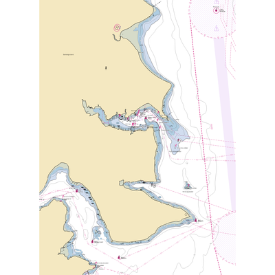 Eagledale Moorings (Bainbridge Island, WA) NOAA Chart  Gaming Mouse Pad