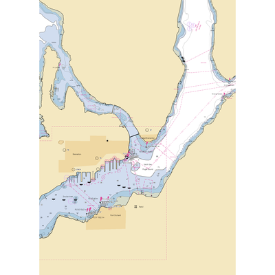 Port of Bremerton: Bremerton Marina (Bremerton, WA) NOAA Chart  Gaming Mouse Pad