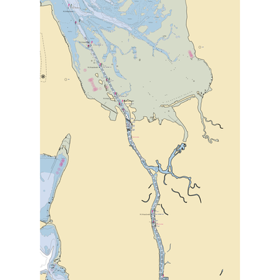 Twin Bridges Marina, L.L.C. (La Conner, WA) NOAA Chart  Gaming Mouse Pad