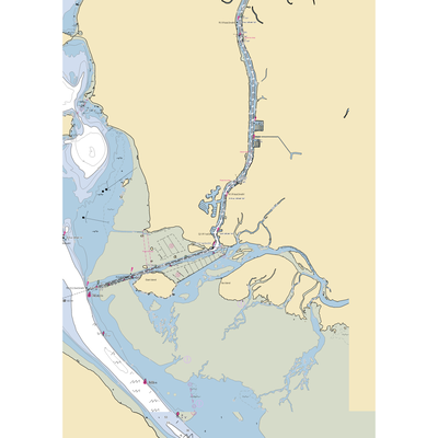 Latitude Marine Services LLC (La Conner, WA) NOAA Chart  Gaming Mouse Pad