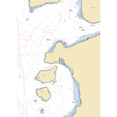 Flounder Bay Yacht Club (Anacortes, WA) NOAA Chart  Gaming Mouse Pad