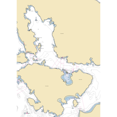 Jacobson's at Orcas Landing (Orcas, WA) NOAA Chart  Gaming Mouse Pad