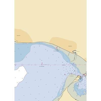 White Rock Pier (Custer, WA) NOAA Chart  Gaming Mouse Pad