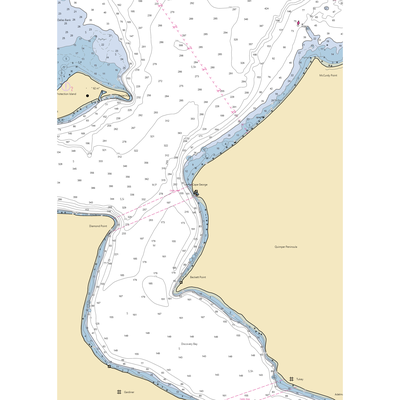 Cape George Marina (Port Townsend, WA) NOAA Chart  Gaming Mouse Pad