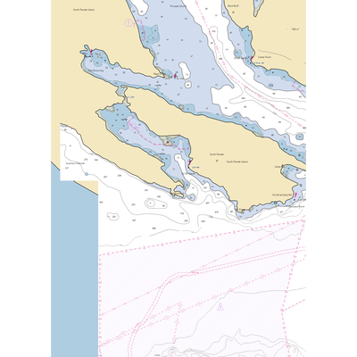 Poets Cove Resort & Spa (Friday Harbor, WA) NOAA Chart  Gaming Mouse Pad