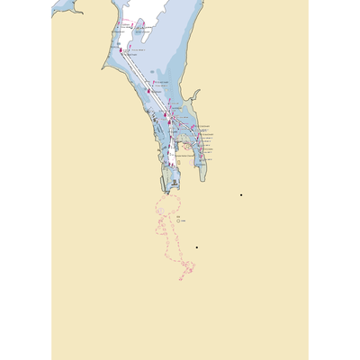 Swantown Boatworks (Olympia, WA) NOAA Chart  Gaming Mouse Pad