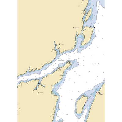 Indian Cove Marina (Wauna, WA) NOAA Chart  Gaming Mouse Pad