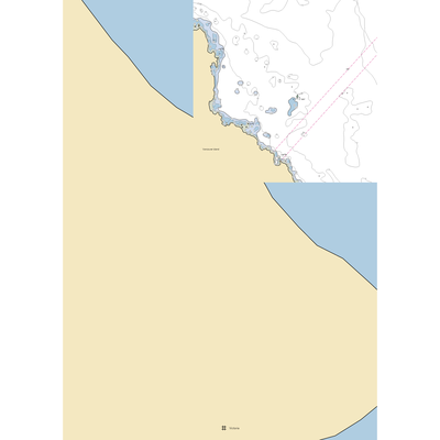 Royal Victoria Yacht Club (Friday Harbor, WA) NOAA Chart  Gaming Mouse Pad