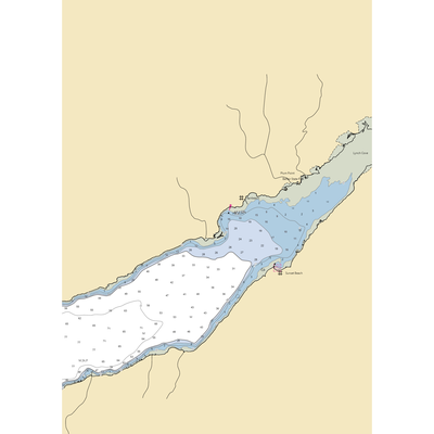 Port of Allyn Hood Canal (Belfair, WA) NOAA Chart  Gaming Mouse Pad