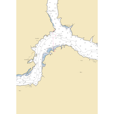 Keller Ferry Marina (Wilbur, WA) NOAA Chart  Gaming Mouse Pad