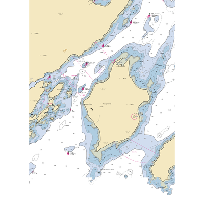 Petro Marine Kodiak (Kodiak, AK) NOAA Chart  Gaming Mouse Pad