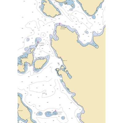 Elfin Cove Outer Harbor (Hoonah, AK) NOAA Chart  Gaming Mouse Pad