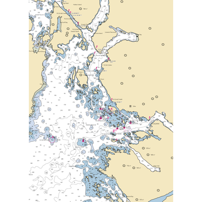 Eliason Harbor (Sitka, AK) NOAA Chart  Gaming Mouse Pad