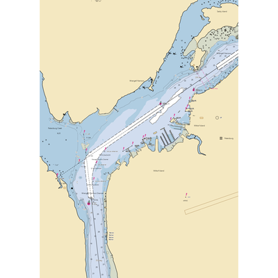 Piston and Rudder Services (Petersburg, AK) NOAA Chart  Gaming Mouse Pad