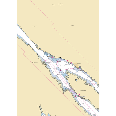 Ketchikan Moorage (Ward Cove, AK) NOAA Chart  Gaming Mouse Pad