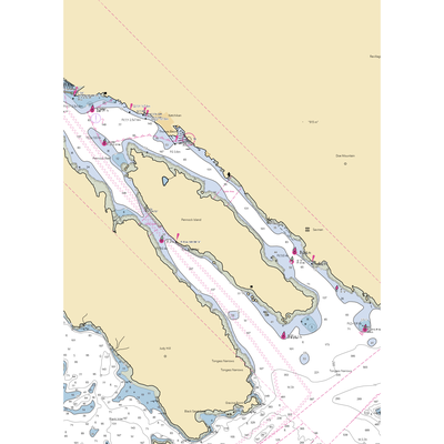 Doyon's Landing (Ward Cove, AK) NOAA Chart  Gaming Mouse Pad