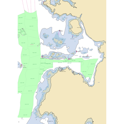 Metlakatla Community Dock (Thorne Bay, AK) NOAA Chart  Gaming Mouse Pad