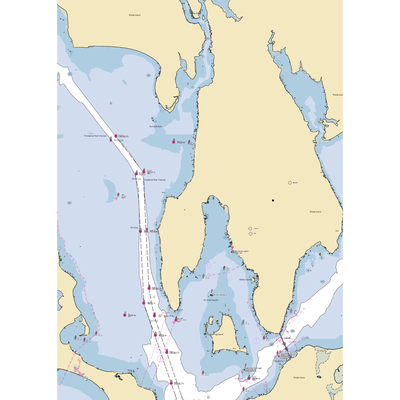 Bristol Marine (Bristol, RI) NOAA Chart  Gaming Mouse Pad