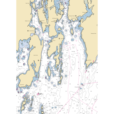 Linekin Bay Resort (East Boothbay, ME) NOAA Chart  Gaming Mouse Pad