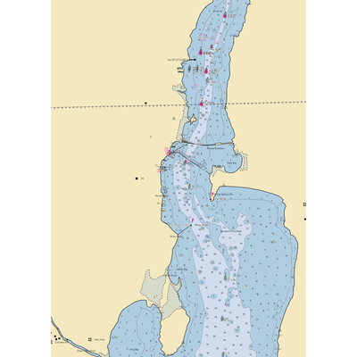 Rouses Point Yacht Club (Alburg, VT) NOAA Chart  Gaming Mouse Pad