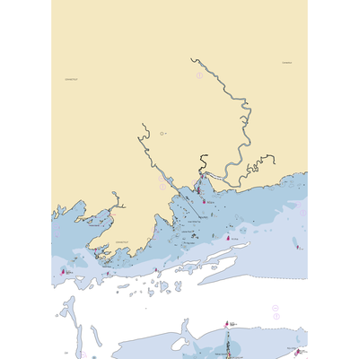 Bayberry Creek Marina Inc (Guilford, CT) NOAA Chart  Gaming Mouse Pad