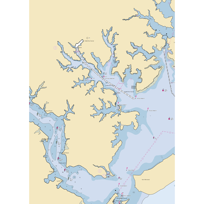 Baltimore Boating Center (Dundalk, MD) NOAA Chart  Gaming Mouse Pad