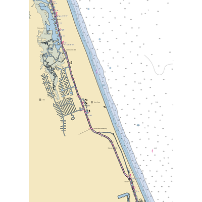 The Marina at Hammock Beach (Palm Coast, FL) NOAA Chart  Gaming Mouse Pad