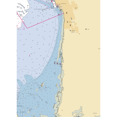 Presnell's Bayside Marina & RV (Port Saint Joe, FL) NOAA Chart  Gaming Mouse Pad