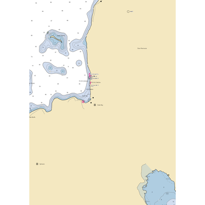 Sister Bay Marina (Sister Bay, WI) NOAA Chart  Gaming Mouse Pad